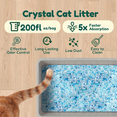 Premium Crystal Cat Litter Refill
