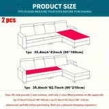 2-Piece Luxury Quilted Sofa Cover