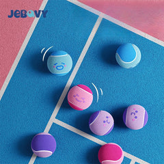 Squeaky Tennis Ball Dog Toy on Elastic Rope