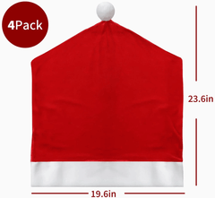 Set of 4 Christmas Chair Covers