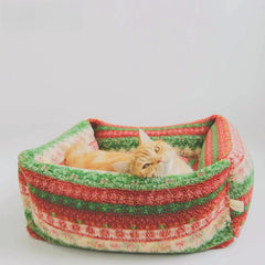Christmas Sherpa Pet Bed