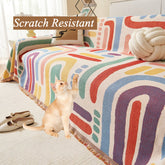 Cat-Proof Sofa Cover Full Coverage - Scratch Resistant Non-Slip Couch Slipcover