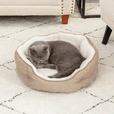 Self-Warming Pet Bed - Cozy Round Donut Dog Bed & Cat Bed