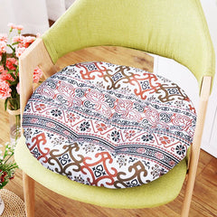 Natural Linen-Cotton Round Pet Bed