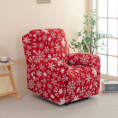 Christmas Pattern Recliner Chair Cover