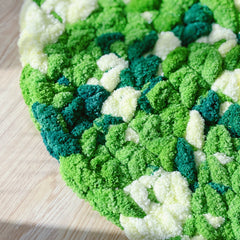 Hand-Knitted Round Pet Bed