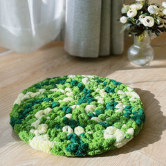 Hand-Knitted Round Pet Bed