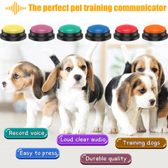 4/6Pcs Recordable Dog Training Buttons