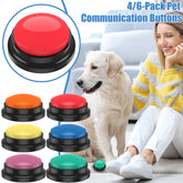 4/6Pcs Recordable Dog Training Buttons