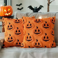 2PCS Halloween Pumpkin Pillow Covers