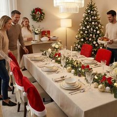 Set of 4 Christmas Chair Covers
