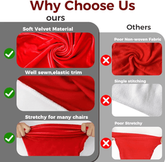 Set of 4 Christmas Chair Covers