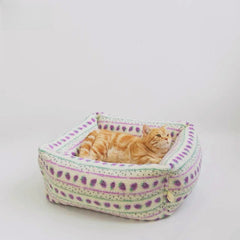 Christmas Sherpa Pet Bed