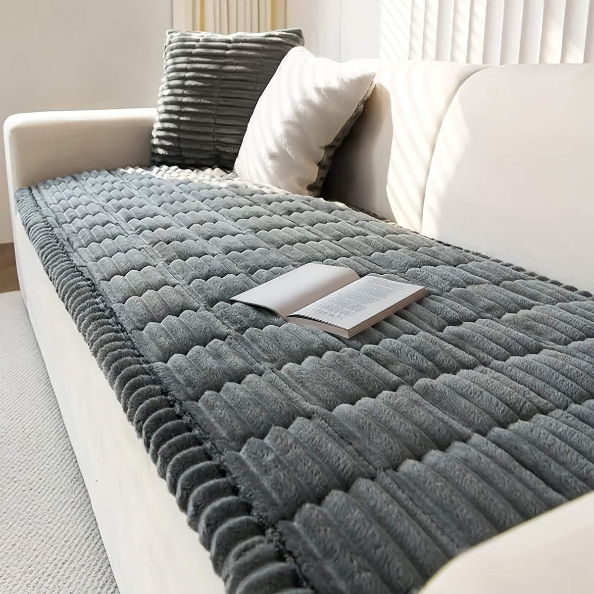 Modern Corduroy Sofa Cover