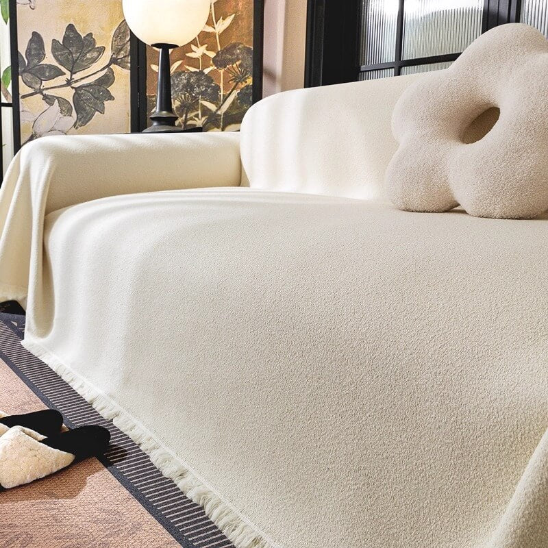 Chenille Sofa Cover Throw