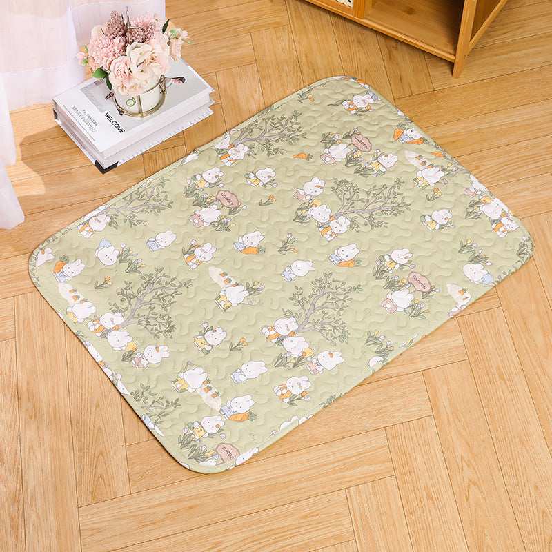 100% Cotton Pet Mat - All Season Soft Bed for Cats & Dogs
