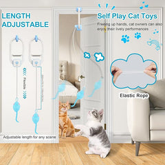 Juguete retráctil automático para gatos