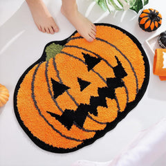 Halloween Doormat with Pumpkin Pattern