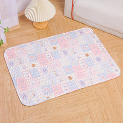 100% Cotton Pet Mat - All Season Soft Bed for Cats & Dogs