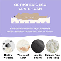 Luxury Rabbit Faux Fur Pet Sofa Bed