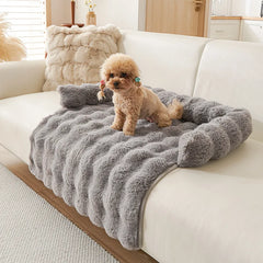 2-in-1 Plush Pet Mattress & Sofa Cushion for Cats and Dogs