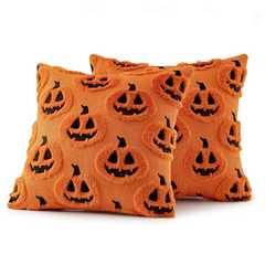 2PCS Halloween Pumpkin Pillow Covers