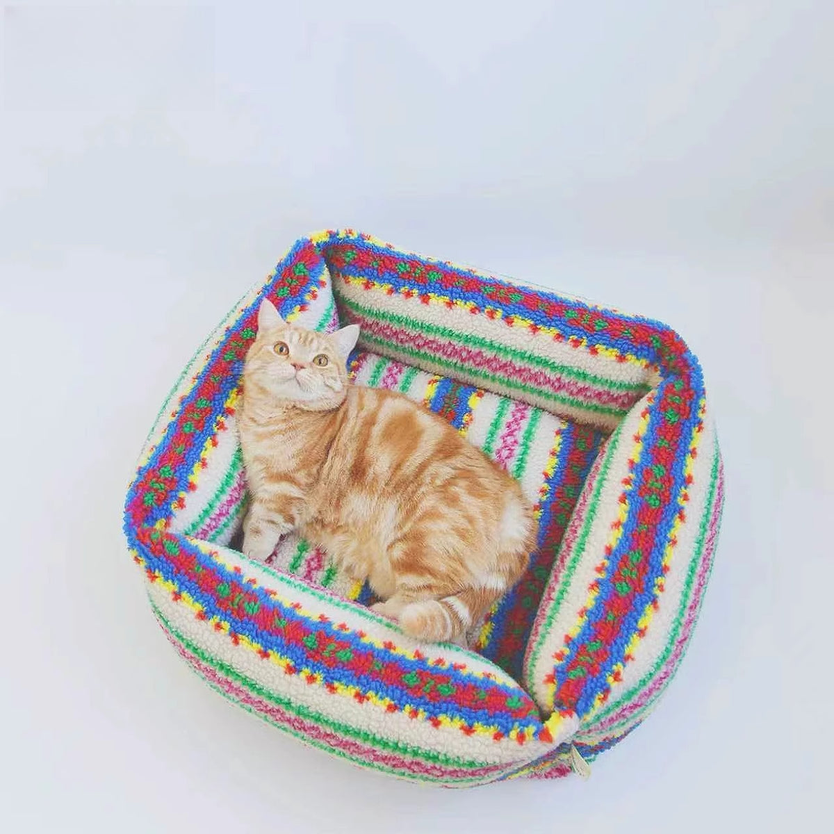 Christmas Sherpa Pet Bed