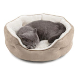 Self-Warming Pet Bed - Cozy Round Donut Dog Bed & Cat Bed