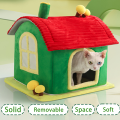 Cat bed indoor enclosed warm cave